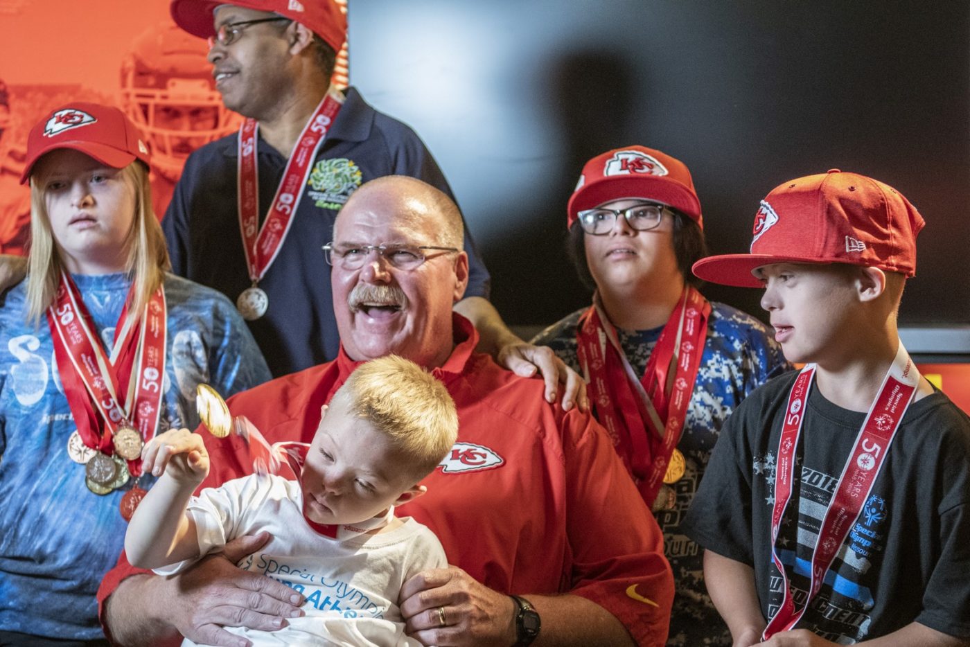 Kansas City Chiefs Head Coach Andy Reid Supports Special Olympics