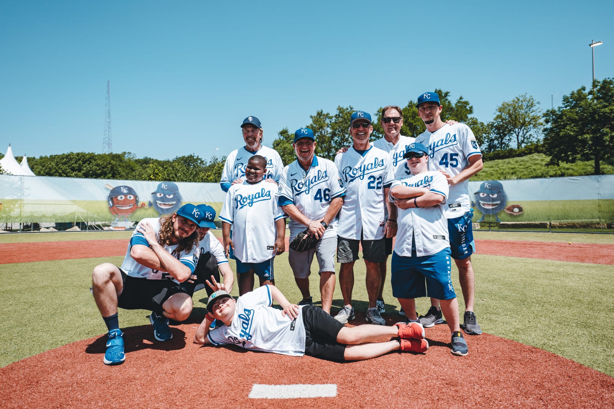 SOMO athletes participate in Kansas City Royals baseball clinic