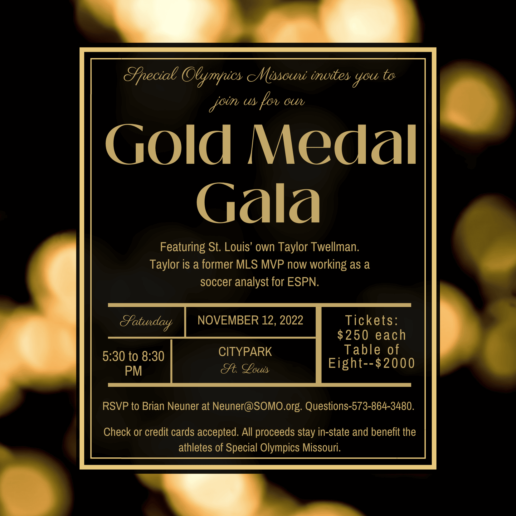 Black And Gold Dots Gala Invitation (2)