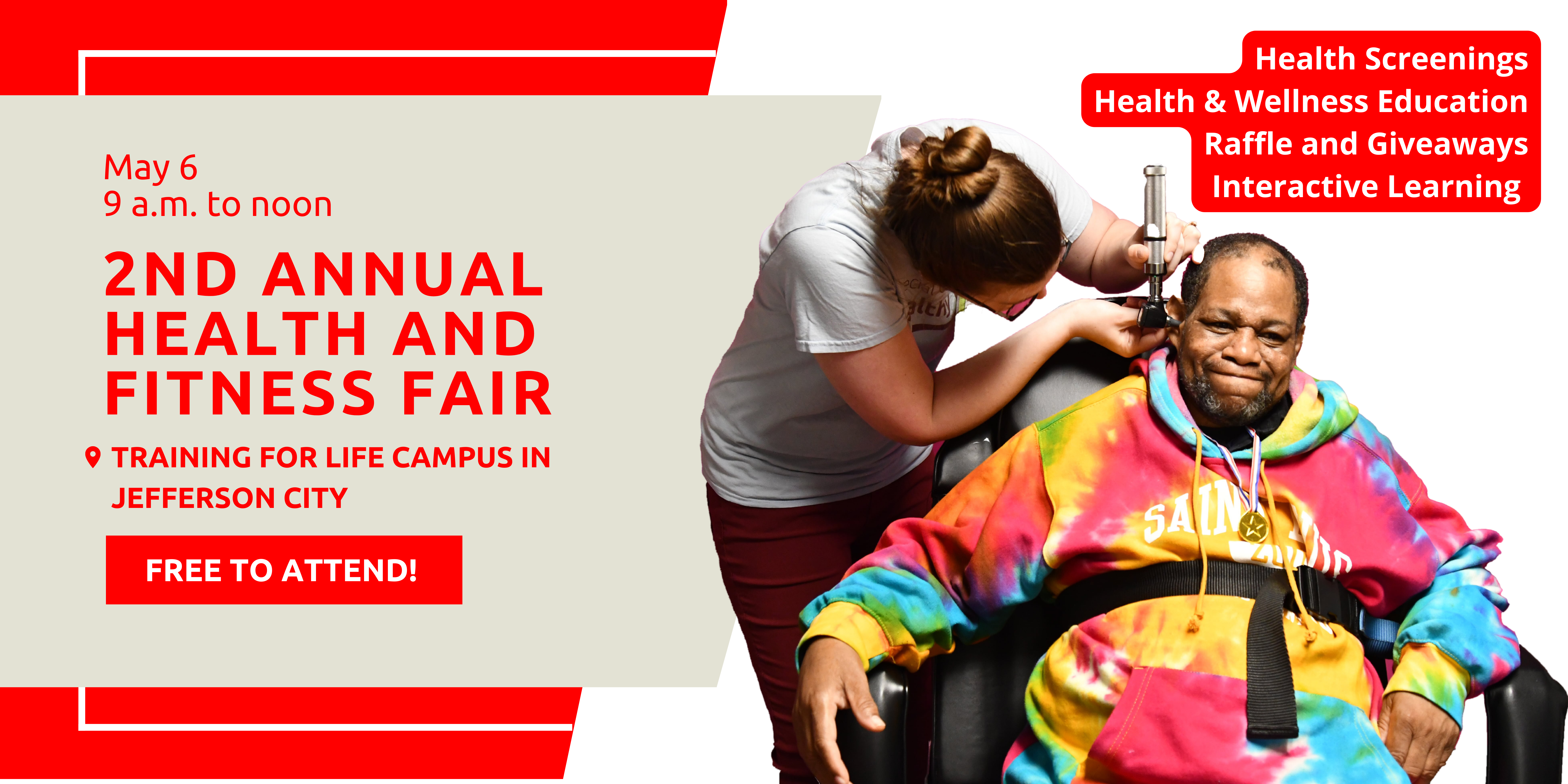 Health And Fitness Fair Web Banner