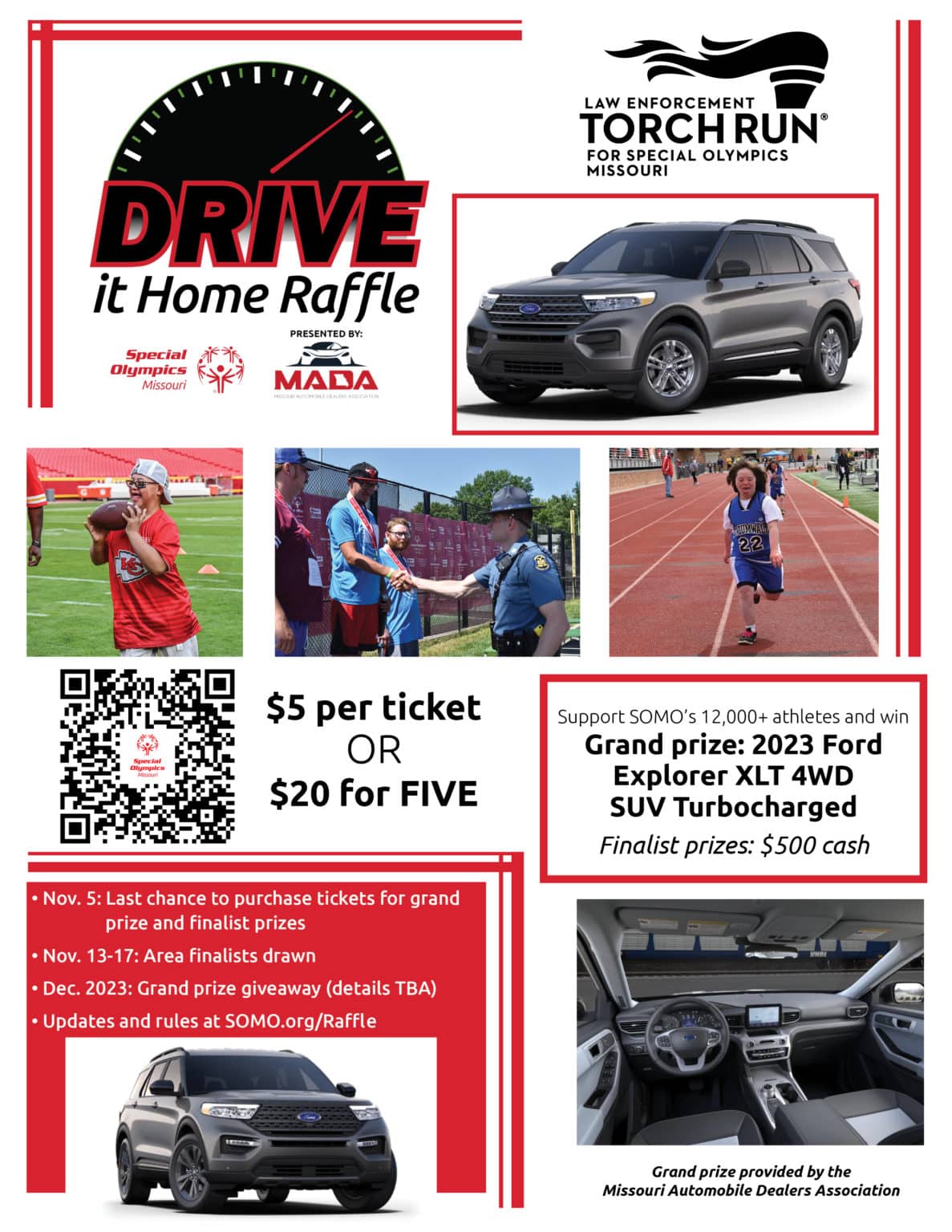 Drive It Home Raffle Special Olympics Missouri