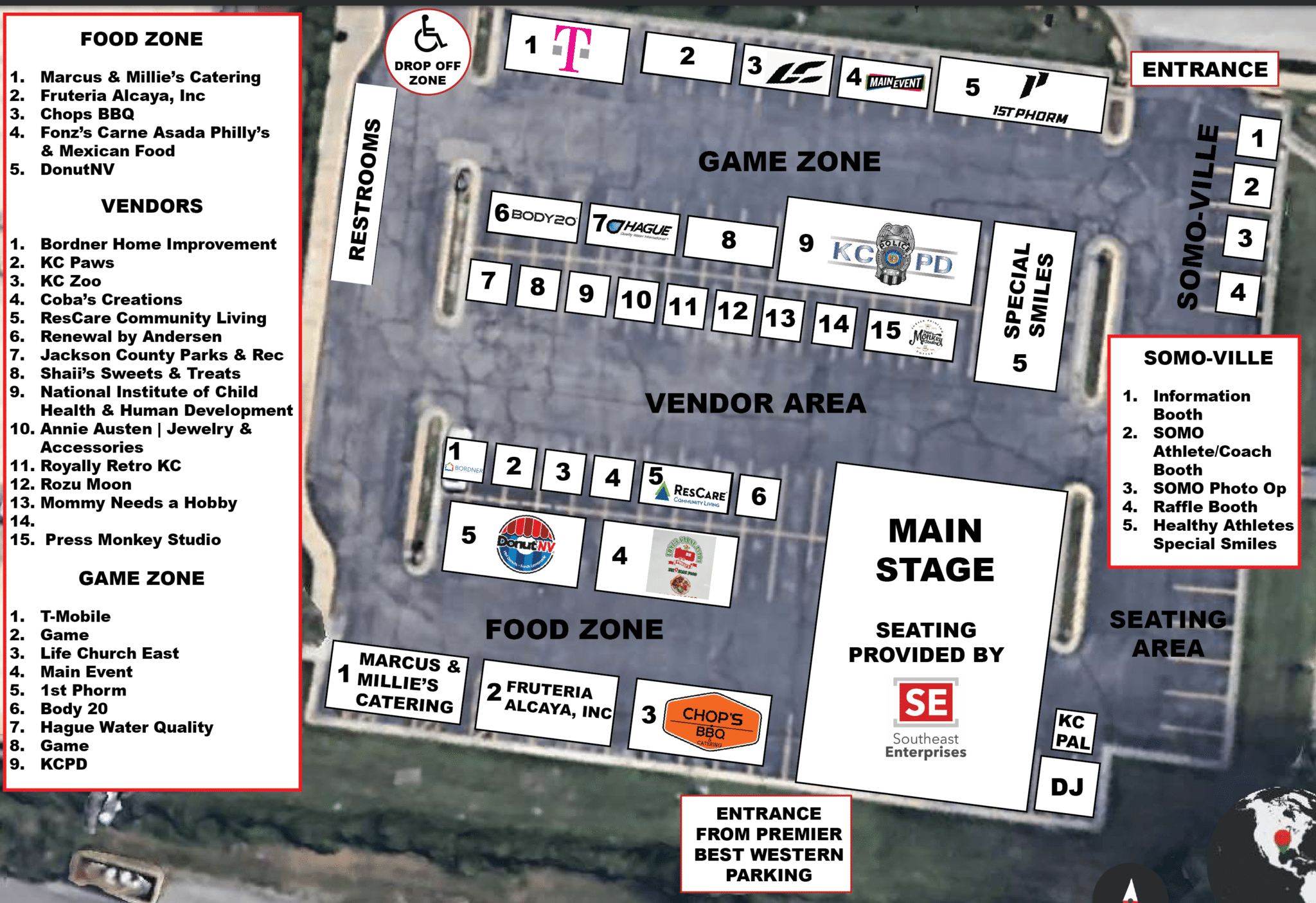 Block Party Event Map