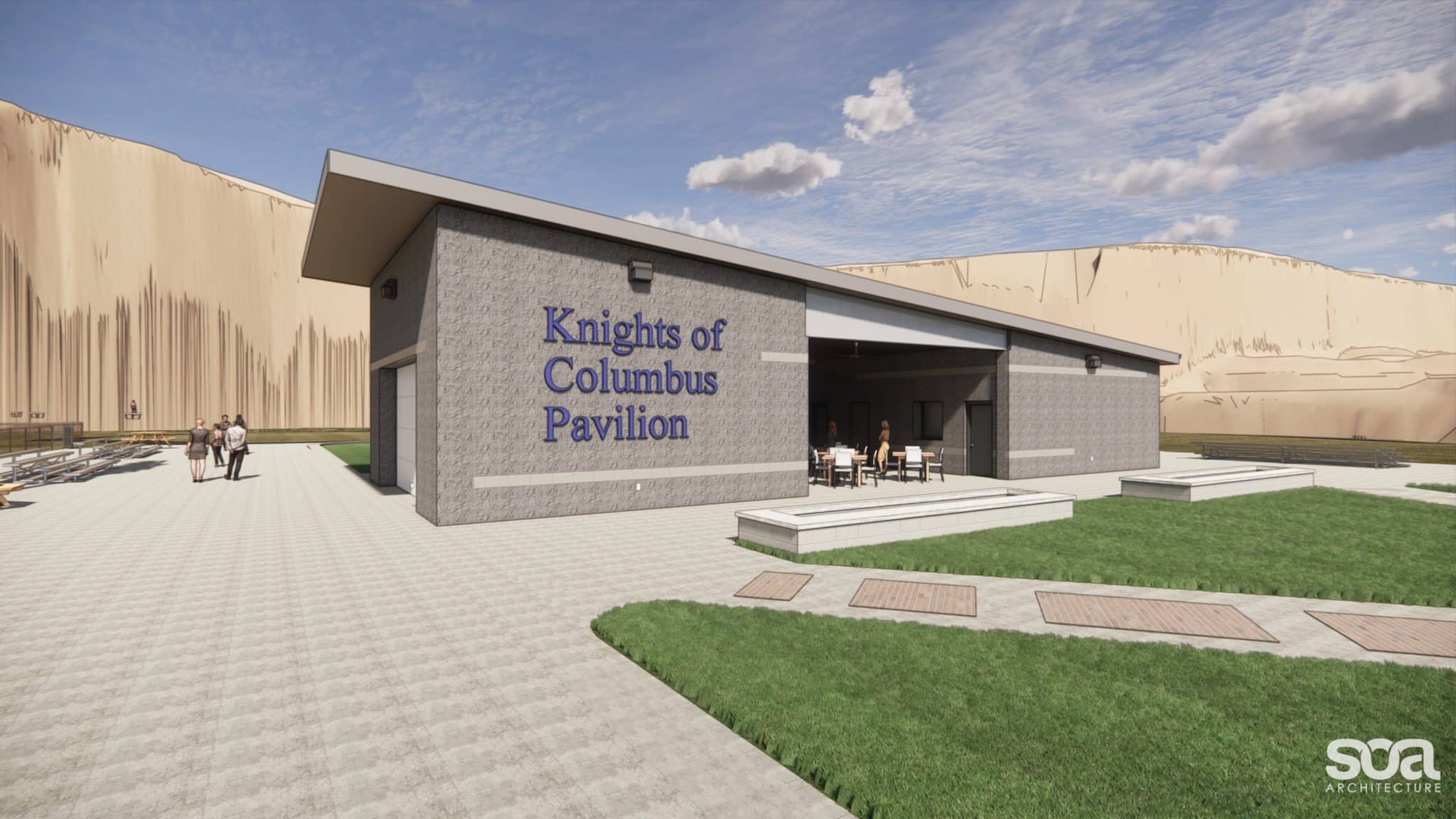 Knights Of Columbus Pavilion From SW Wm