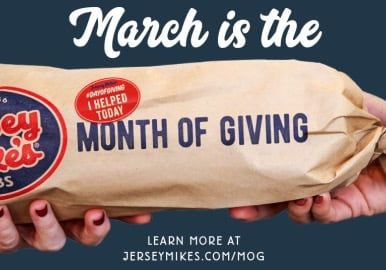 Month Of Giving Jersey Mikes