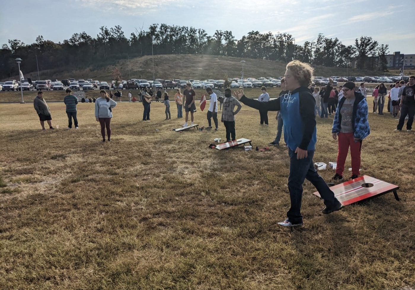 Poplar Bluff Cornhole Poplar Bluff High School hosted a cornhole tournament in October 2022.