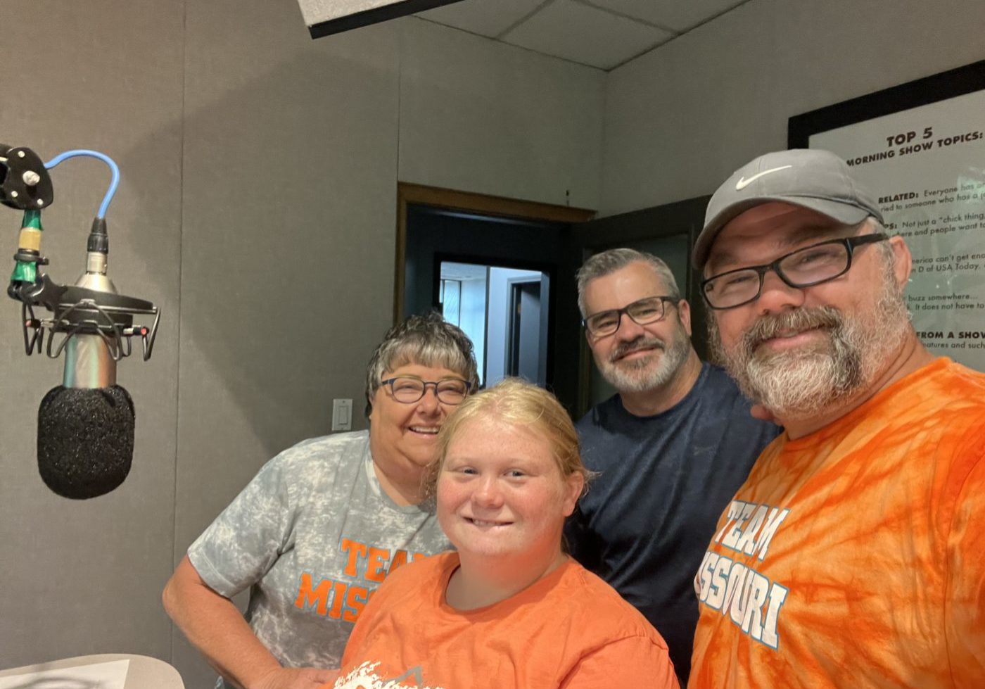 SOMO athlete Abby Bax and staff members Susan Shaffer and Luke Lamb had the chance to go on News Radio KWOS's coaches show on Saturday, June 18. The three spoke about Team Missouri's recent trip to the Special Olympics USA Games in Orlando, Fla. They also previewed the upcoming State Outdoor Games in Jefferson City, Oct. 7-9!